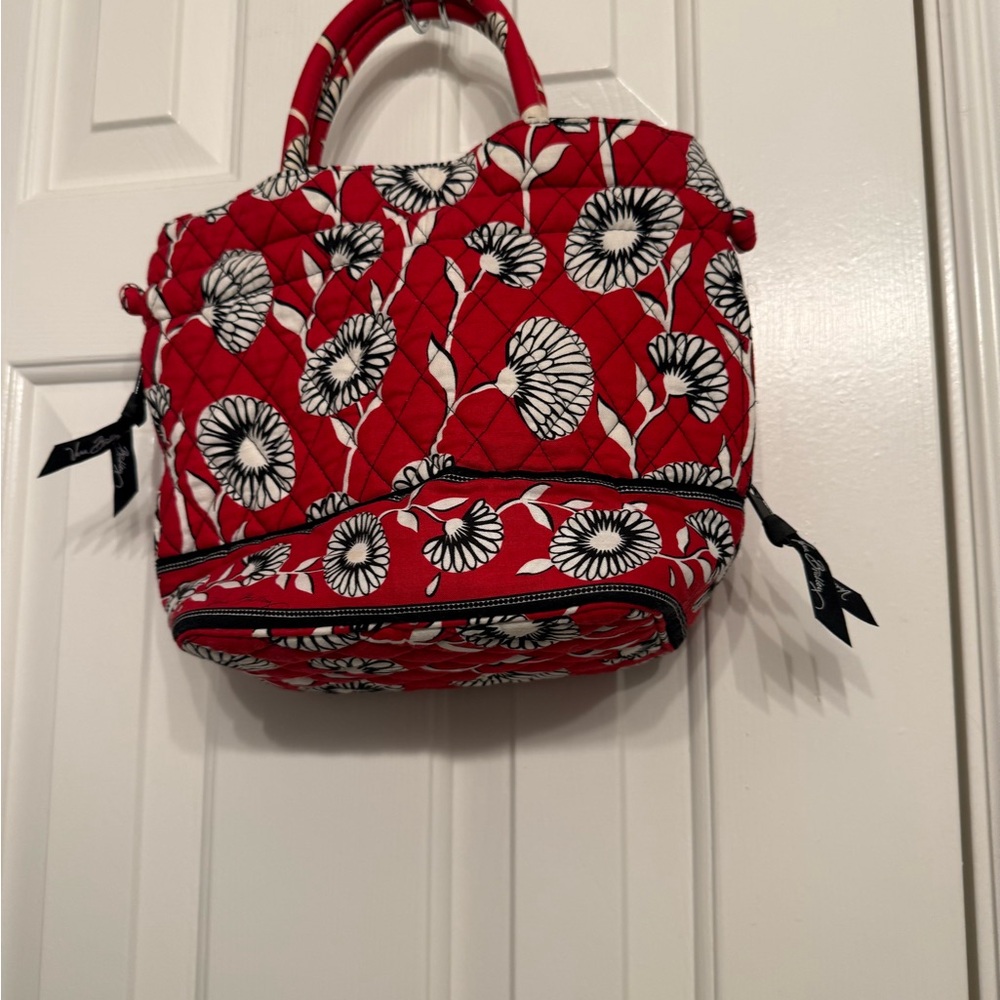 Vera Bradley Red and Black Floral Tote